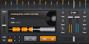 An online DJ mixer or DJ contest for your website, other online music - iWebDJ
